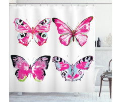 Butterflies Shower Curtain