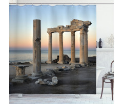 Greece Pillars Shower Curtain