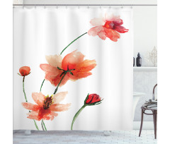 Colorful Wildflowers Shower Curtain