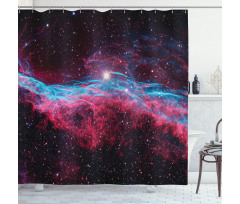 Outer Space Stars Galaxy Shower Curtain