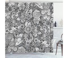 Floral Simple Nature Shower Curtain