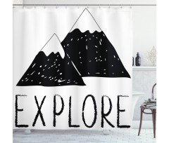 Explore Wild Forest Shower Curtain