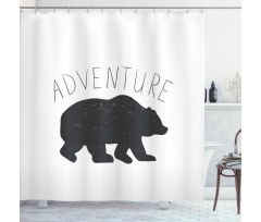 Wild Bear Nature Love Shower Curtain