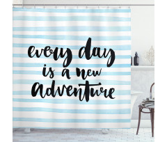 Life Inspiration Art Shower Curtain