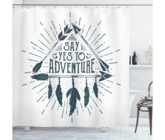 Frame Arrows Shower Curtain