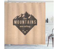 Climbing Journey Art Shower Curtain