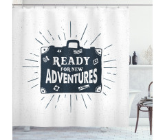 Ready for the Journey Shower Curtain