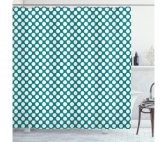 European Style Dotted Shower Curtain