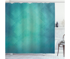 Retro Grunge Tranquil Shower Curtain