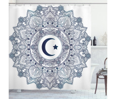 Circle Form Shower Curtain