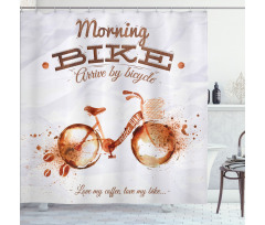 Bike Love Passion Shower Curtain
