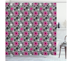 Antique Blossoms Shower Curtain