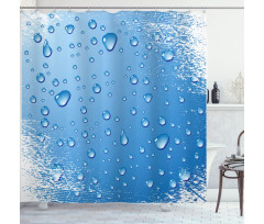 Realistic Water Bubbles Shower Curtain
