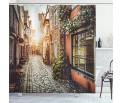 Scenes from Europe Vintage Shower Curtain