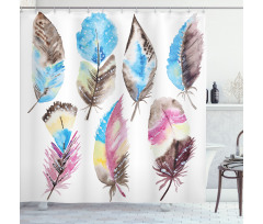 Abstract Boho Artwork Shower Curtain