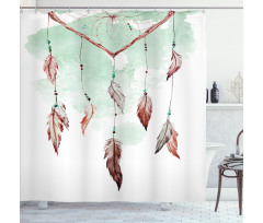 Dreamcathcer Tradition Shower Curtain