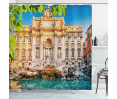 Fountain Di Trevi Tourist Shower Curtain