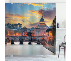 View of Vatican Rome Shower Curtain