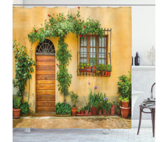 City Life in Tuscany Shower Curtain