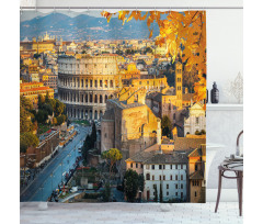 Colosseum View in Rome Shower Curtain
