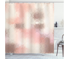 Squares Modern Artwork Shower Curtain