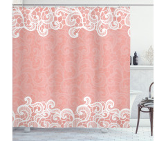 Laces Design Ornamental Shower Curtain