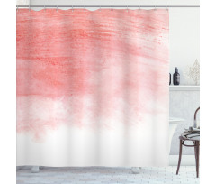 Watercolor Ombre Brush Shower Curtain