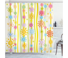 Colorful Cartoon Style Shower Curtain