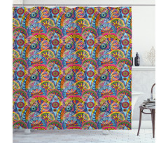 Hippie Aztec Tribal Boho Shower Curtain