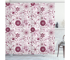 Vibrant Baroque Shower Curtain