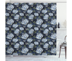 Classic Peony Petal Shower Curtain