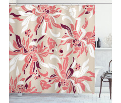 Pastel Florets Shower Curtain