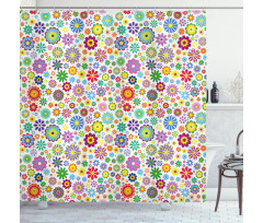 Hippie Cheerful Shower Curtain