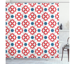 Abstract European Nature Shower Curtain