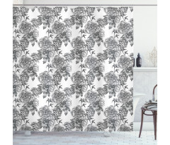 Plant Blossom Spring Shower Curtain