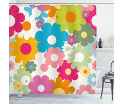 Sixties Inspiration Shower Curtain