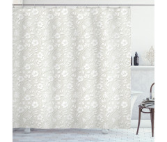 Ornamental Modern Art Shower Curtain
