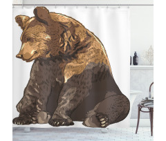 Wildlife Beast Cartoon Shower Curtain