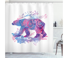 Abstract Fantasy Shower Curtain