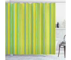 Soft Geometric Lines Shower Curtain