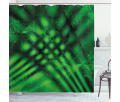 Psychedelic Blurry Shower Curtain