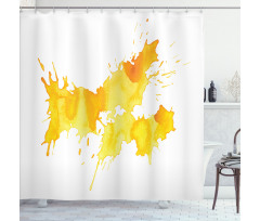 Color Splash Shower Curtain