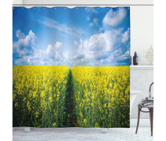 Floral Pathway Shower Curtain