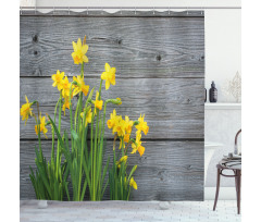 Daffodil Bouquet Shower Curtain
