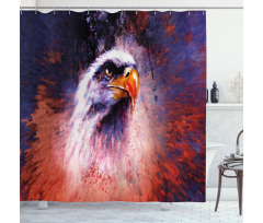 Cool Aggressive Animal Shower Curtain