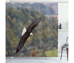 King of Skies Fly Forest Shower Curtain