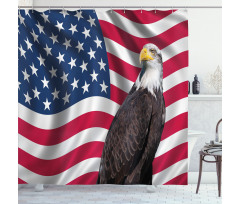 Patriotic America Shower Curtain