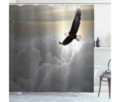 Sublime Creature Clouds Shower Curtain