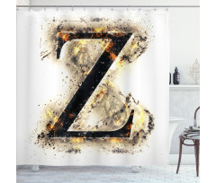 Capital Z Character Shower Curtain