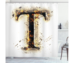 Schorching Hot Sign T Shower Curtain